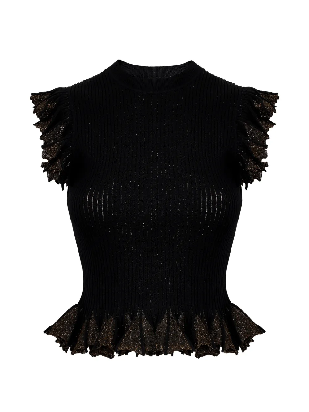 Ulla Johnson Leila ruffled top - Black