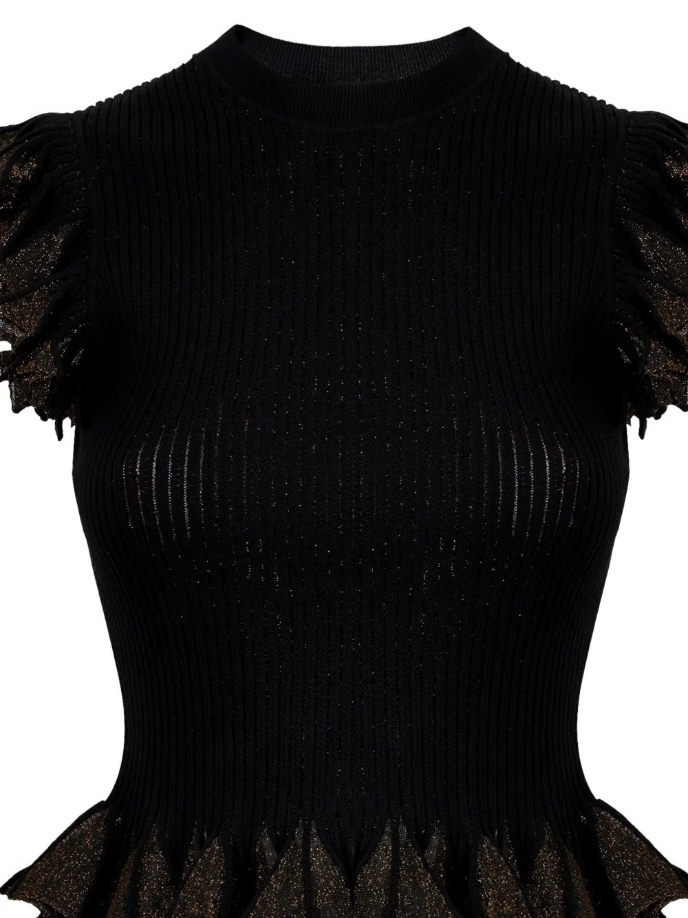 Ulla Johnson Leila top met ruches Zwart