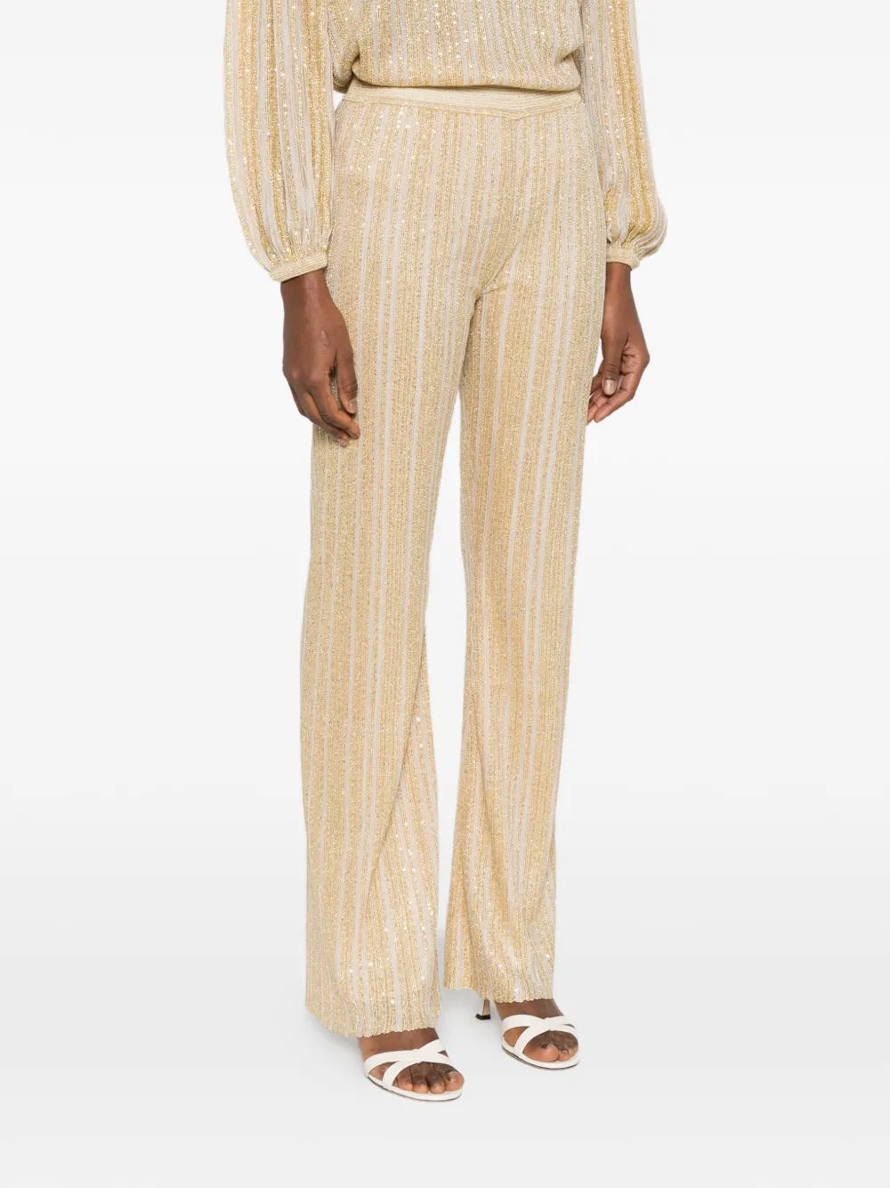  Missoni Sequin-embellished Trousers - Neutrals 