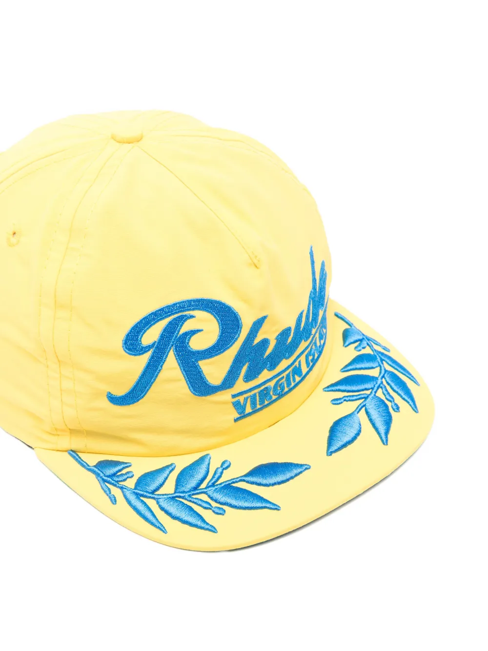  Rhude Embroidered Cap - Yellow 