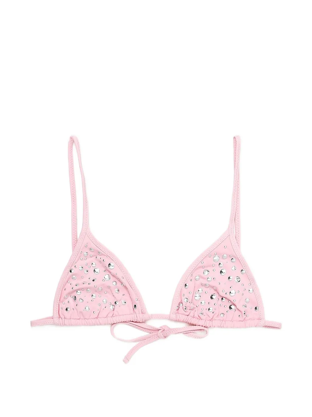 Gimaguas Bella stud-embellished bikini top - Rosa