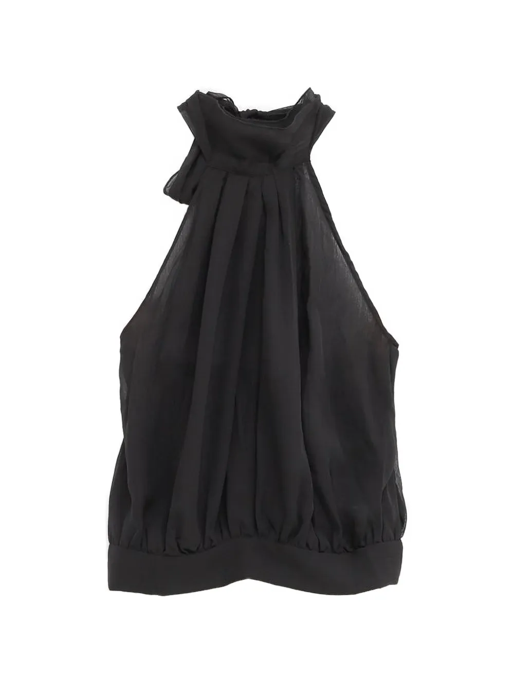 Gimaguas Boa halter-neck top - Nero