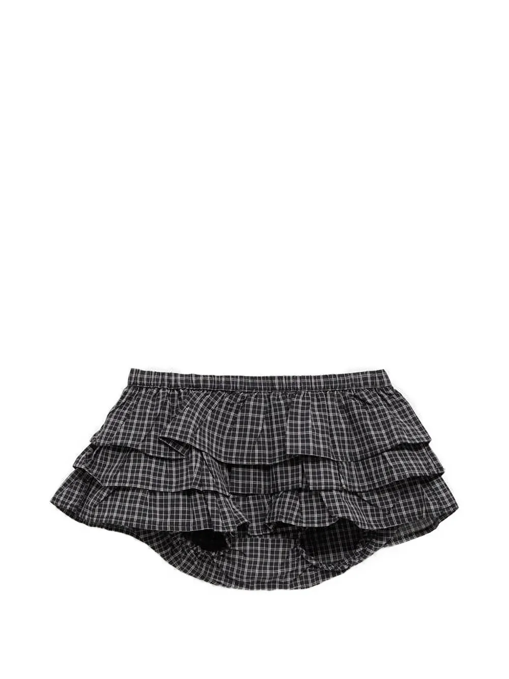 Gimaguas Jardin ruffled skort - Nero