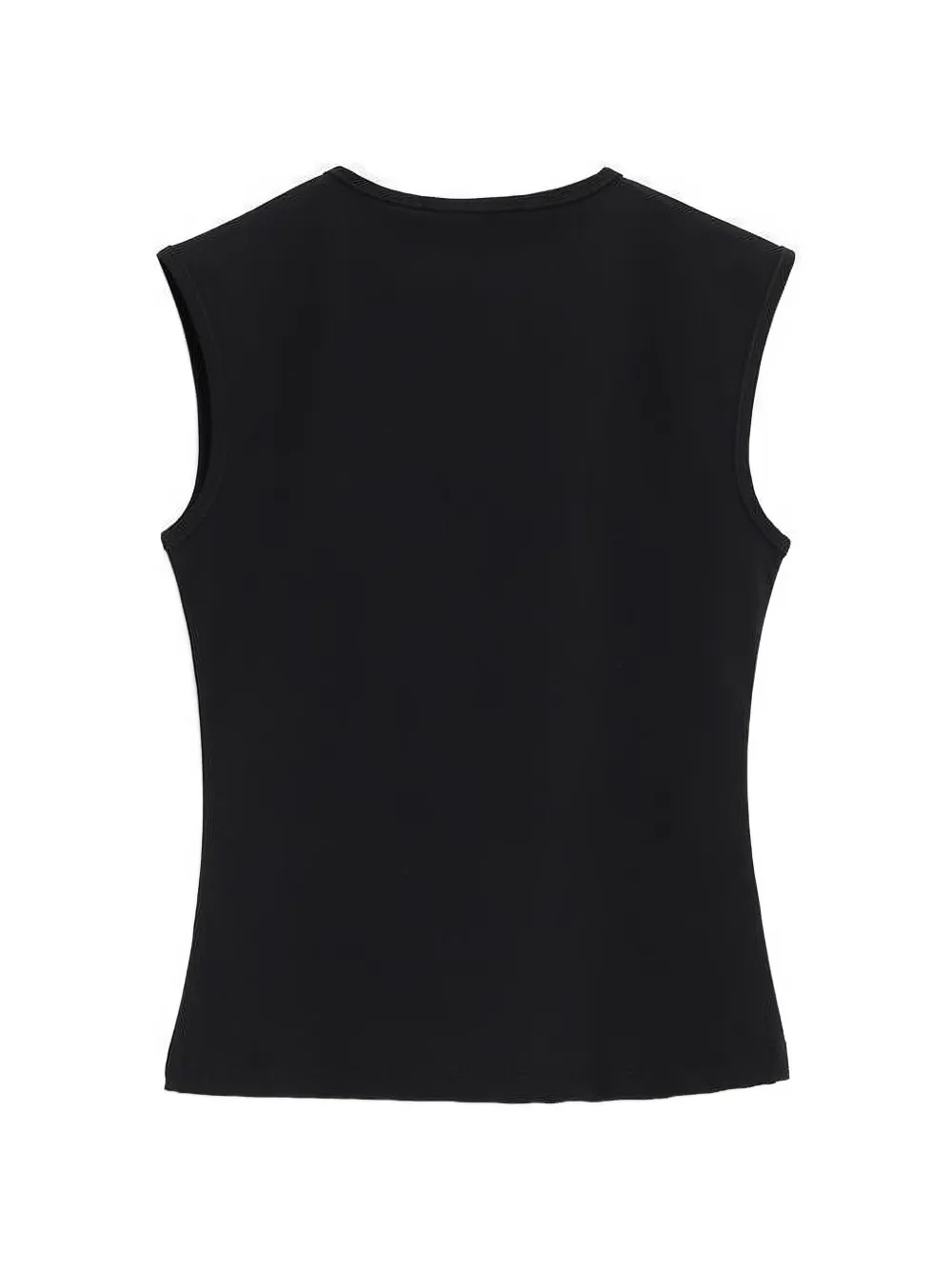 Gimaguas Anis Open-front Tie Top - Black 