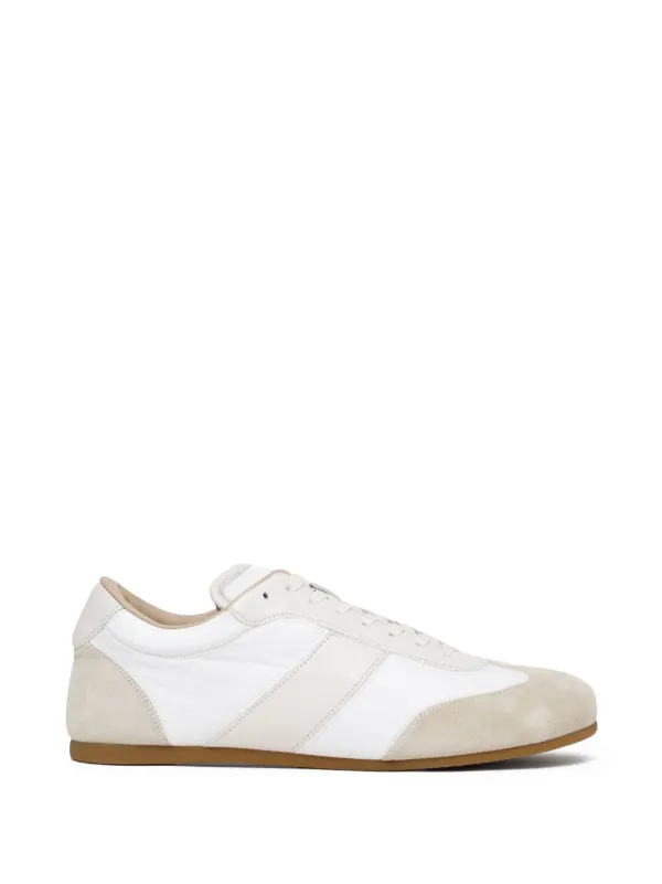 Lemaire Panelled Low-top Sneakers in White