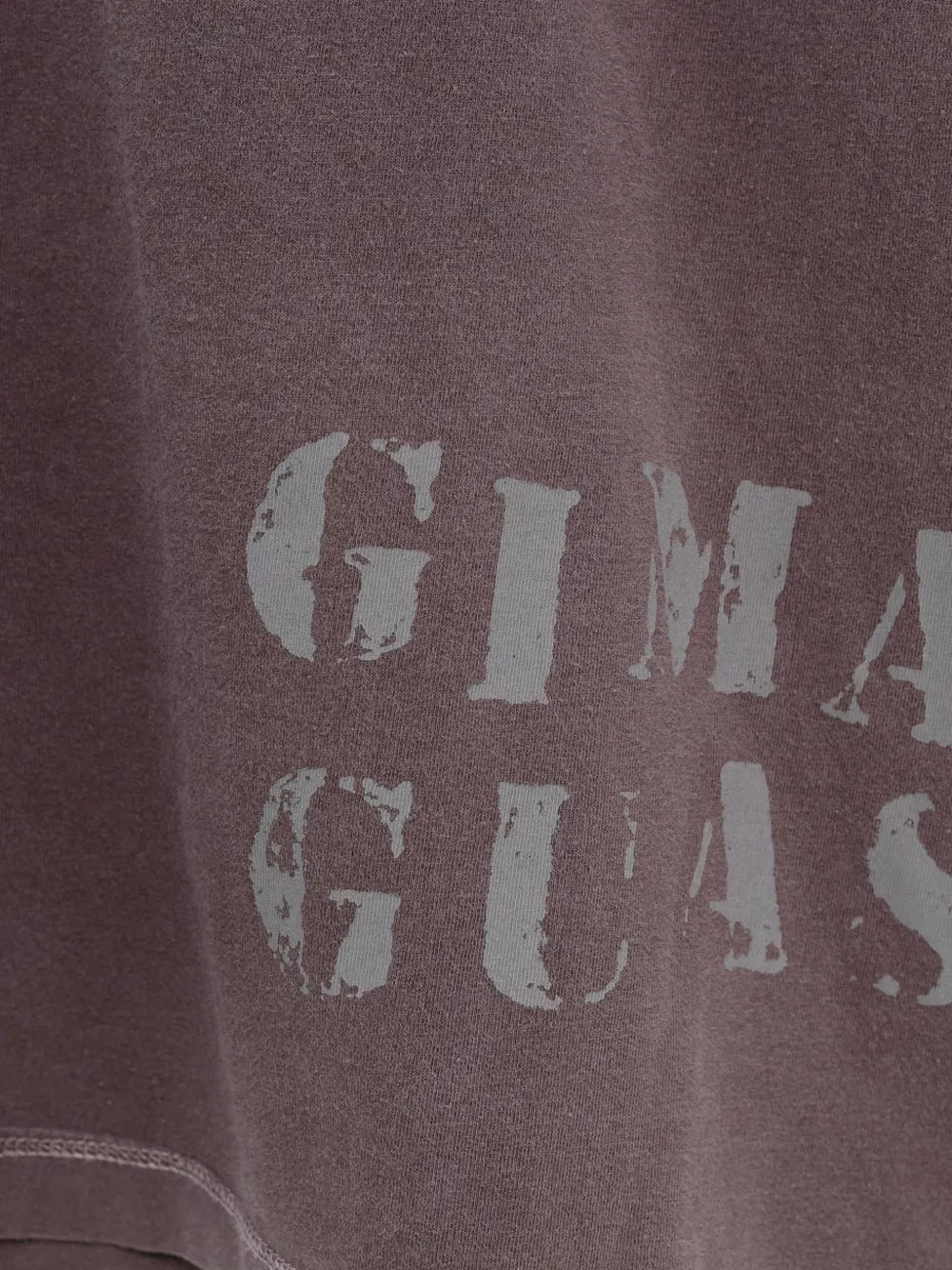 Gimaguas T-shirt met logoprint Bruin