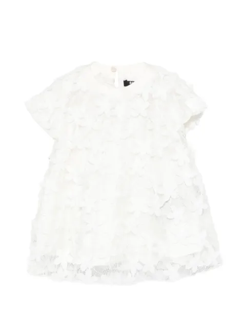 Balmain Kids vestido con estampado floral