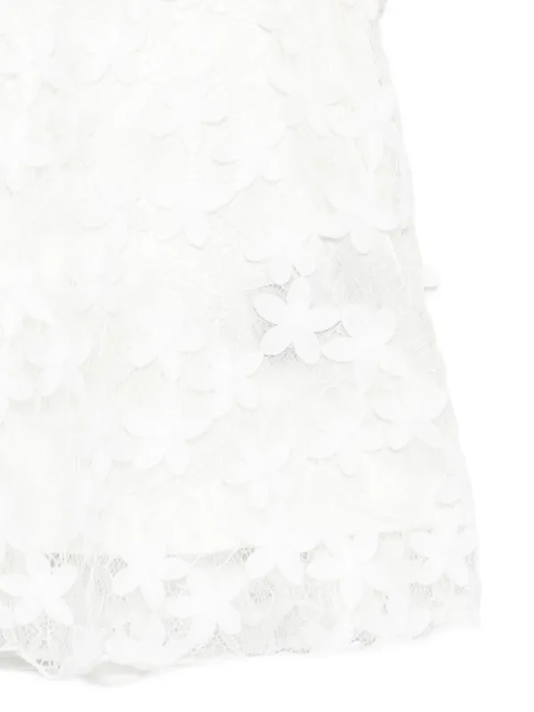 balmain white lace dress 1956 Pierre Balmain Haute Couture Ivory French Lace Full-Skirt Dress
