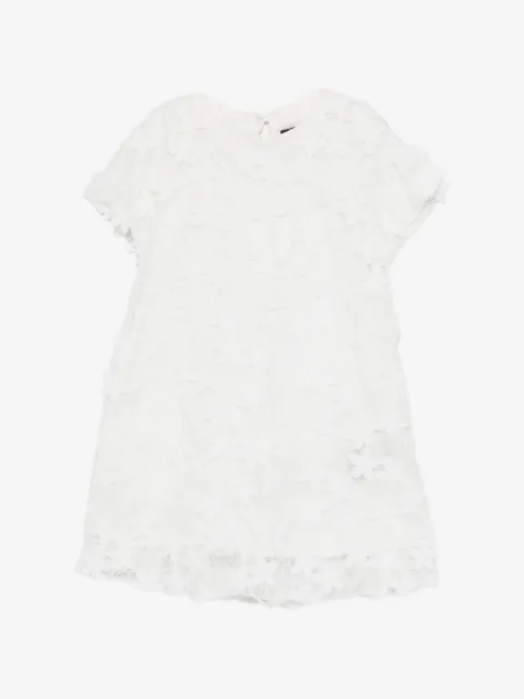 Balmain Kids kjole med blomstret blonder