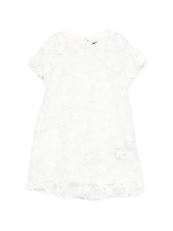 balmain white lace dress Balmain