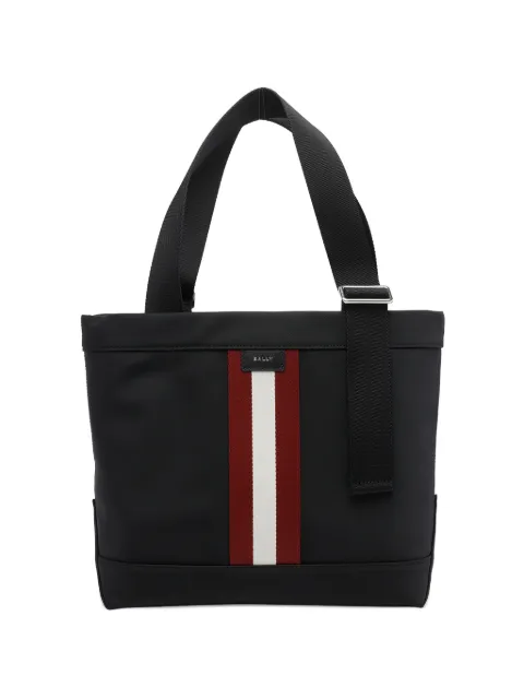Bally stripe adaptable-straps shoulder bag
