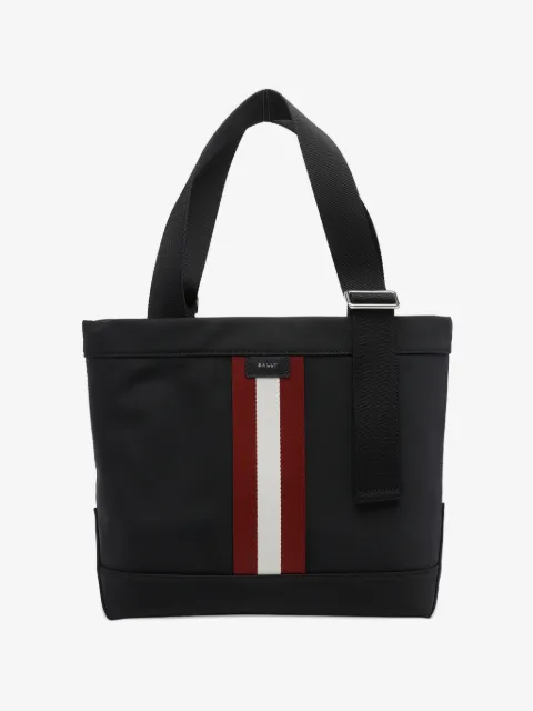 Bally stripe adaptable-straps shoulder bag