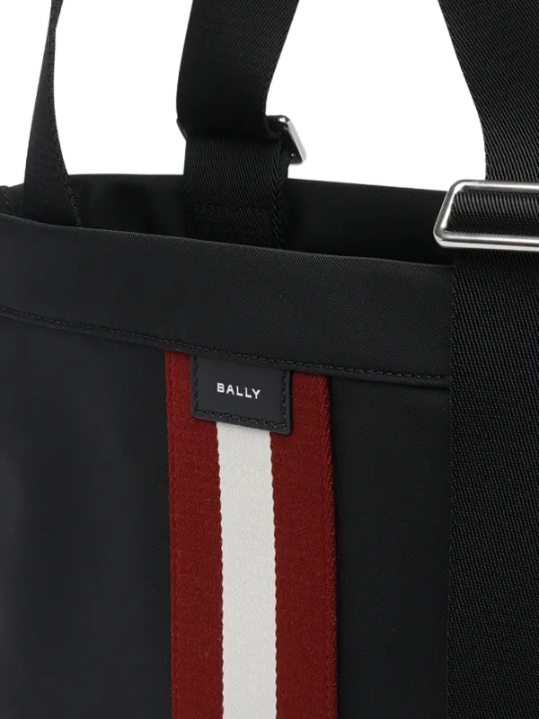 Bally ストライプ ショルダーバッグ | ブラック | FARFETCH JP