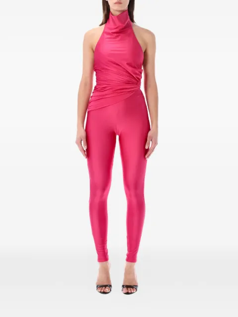 THE ANDAMANE Drapierter Tatiana Neckholder-Jumpsuit