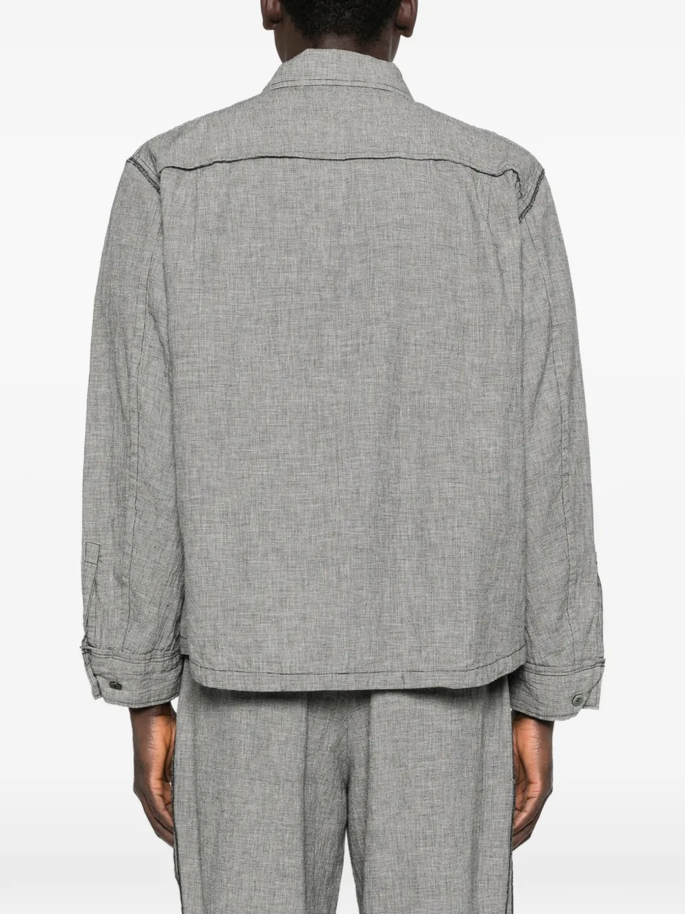 Undercover Shirtjack met rits Zwart