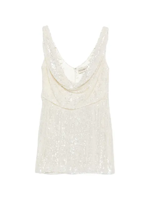 The New Arrivals Ilkyaz Ozel cowl-neck mini dress