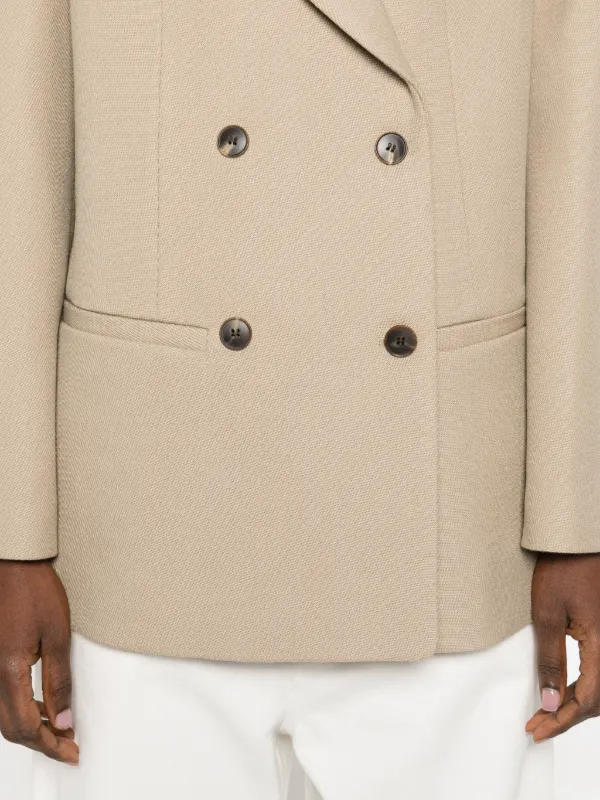 By Malene Birger double-breasted Flap Pocket Jacket | Neutrals