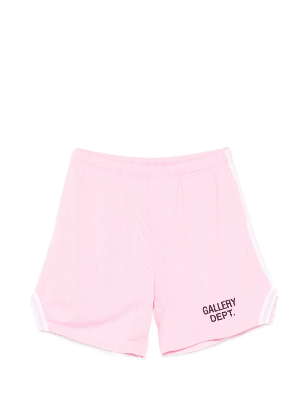 GALLERY DEPT. logo-print striped shorts - Rosa