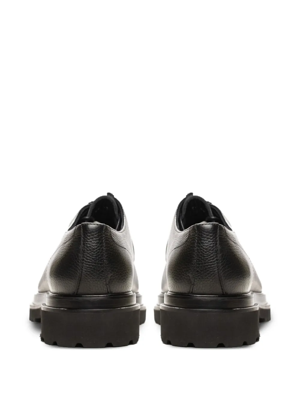 Poche Paris Loafers met chunky zool en textuur Zwart