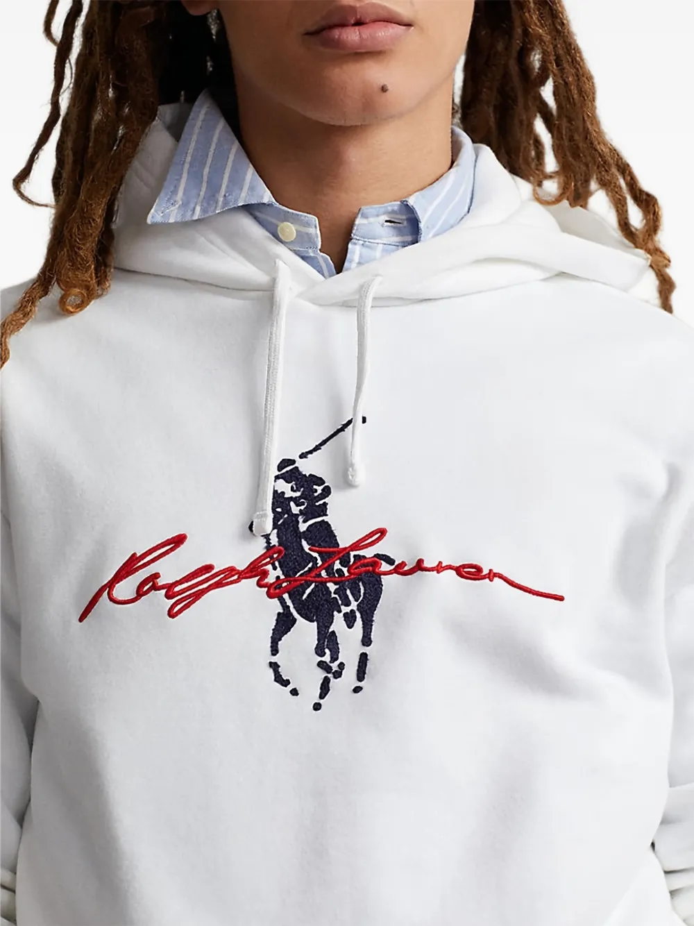Polo Ralph Lauren Fleece hoodie Wit