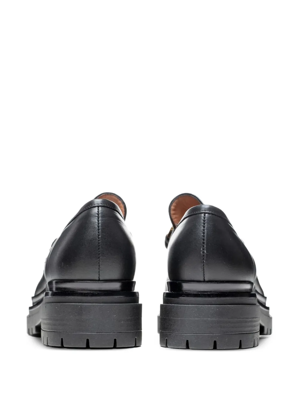 Poche Paris Horsebit loafers met chunky zool Zwart