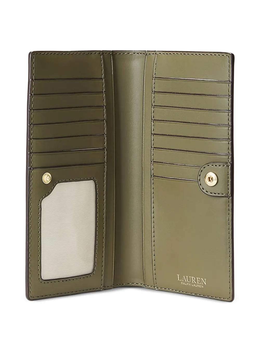 Lauren Ralph Lauren Portemonnee met logo Groen