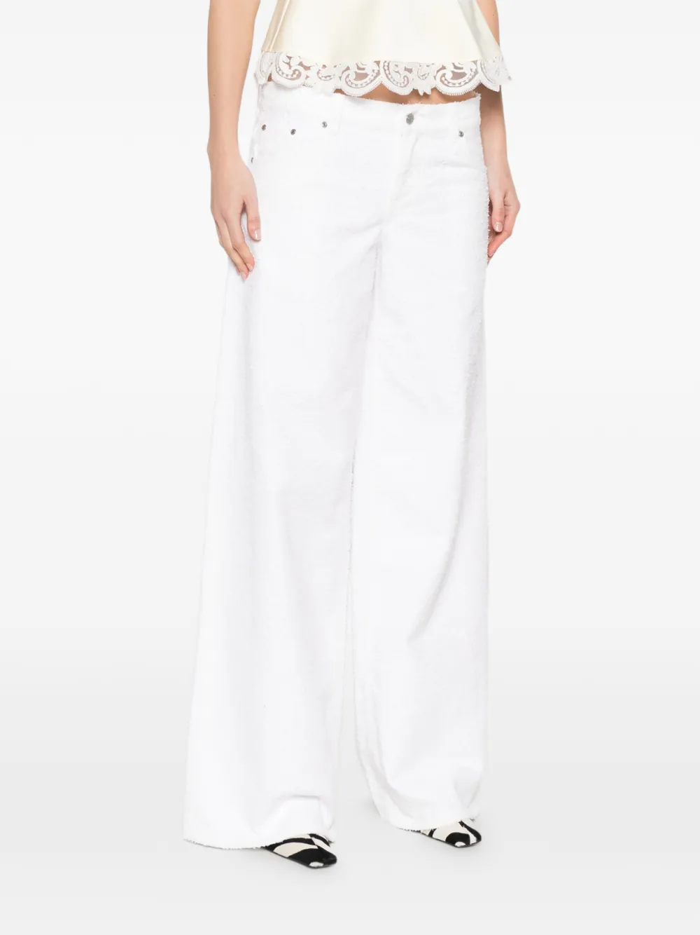  Stella Mccartney Wide-leg Jeans - White 
