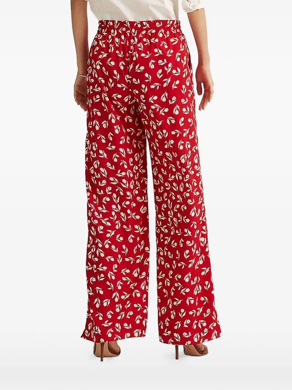Lauren Ralph Lauren Broek met trekkoord Rood