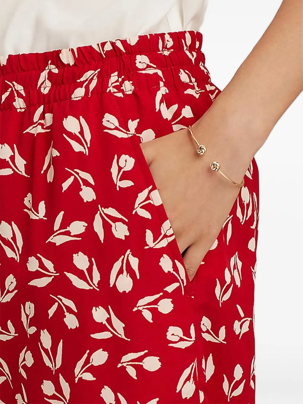 Lauren Ralph Lauren Broek met trekkoord Rood