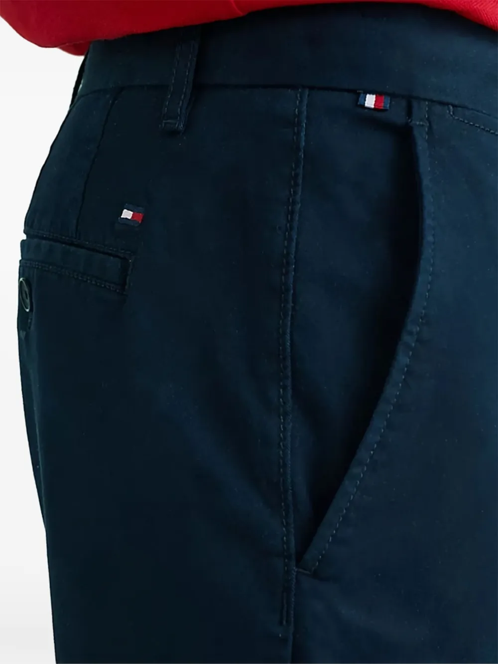 Tommy Hilfiger Brooklyn shorts met logo Rood