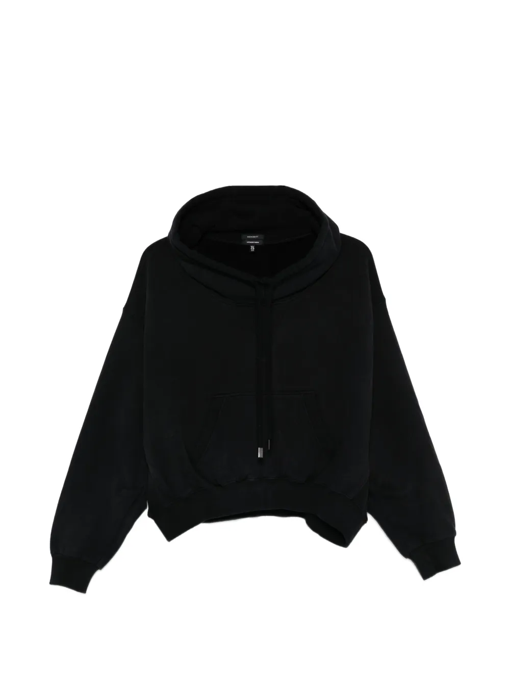 R13 drawstring hooded hoodie - Nero