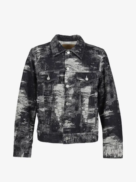 Taakk bleached buttoned jacket
