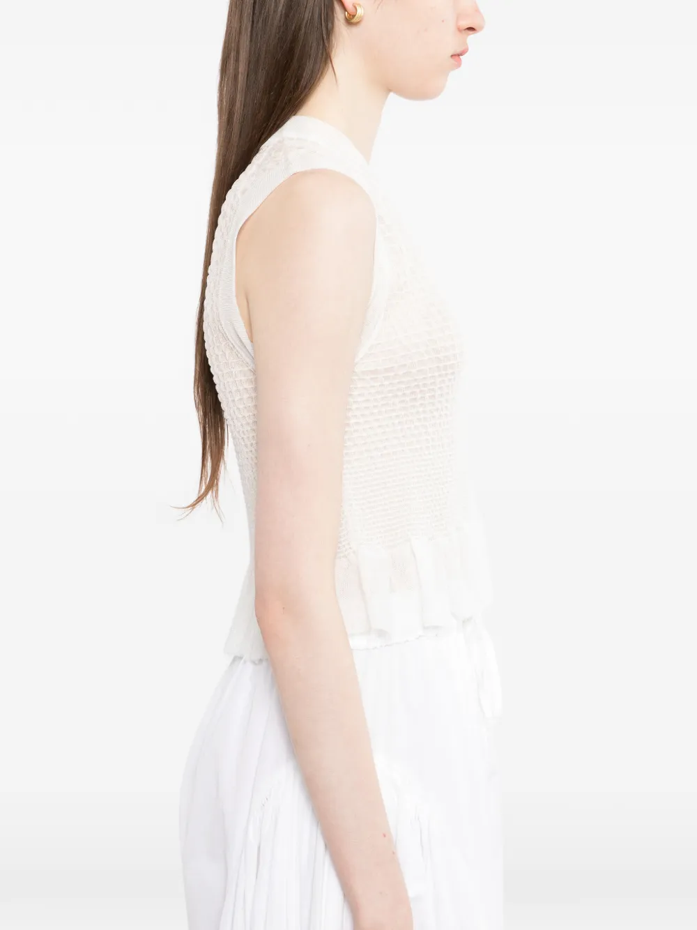 Cecilie Bahnsen Cbcelia gilet Wit