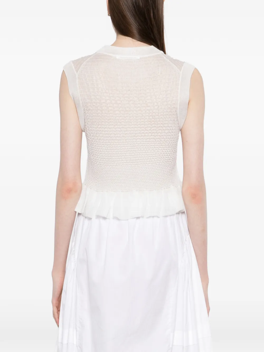 Cecilie Bahnsen Cbcelia gilet Wit