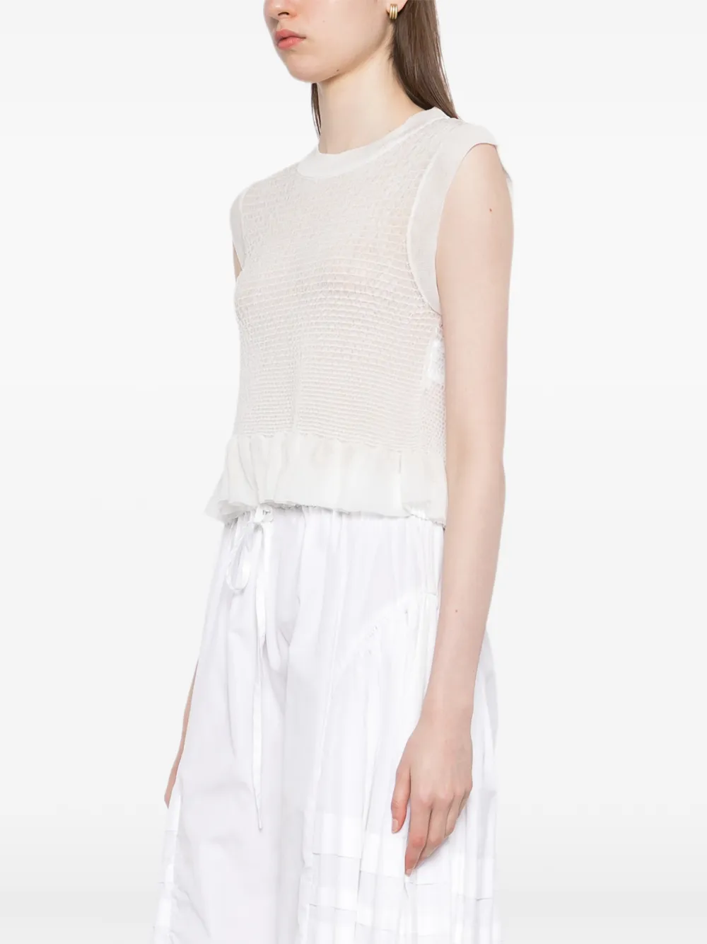 Cecilie Bahnsen Cbcelia gilet Wit