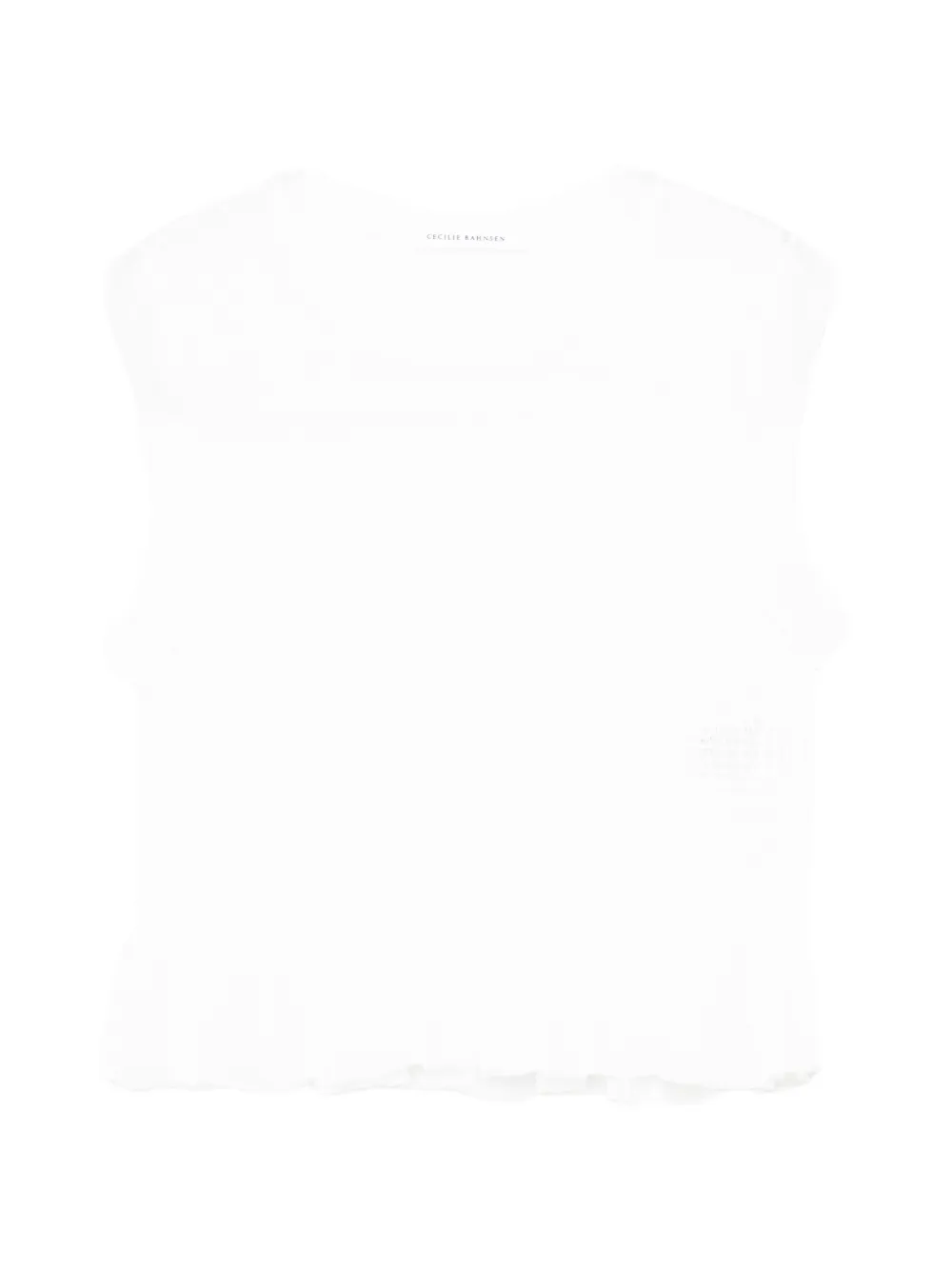 Cecilie Bahnsen Cbcelia vest - Bianco