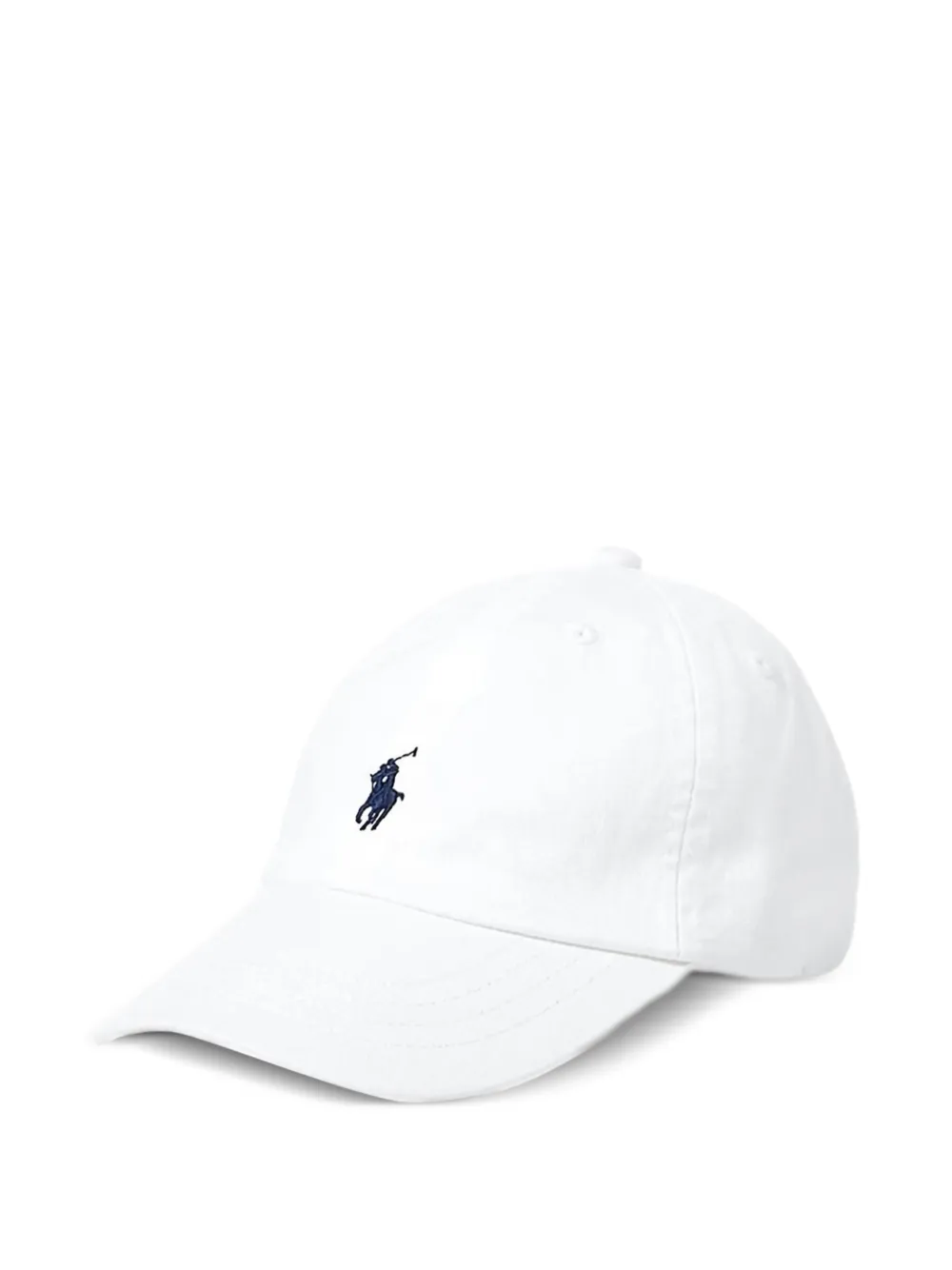 POLO RALPH LAUREN KIDS logo-embroidery baseball cap - Bianco