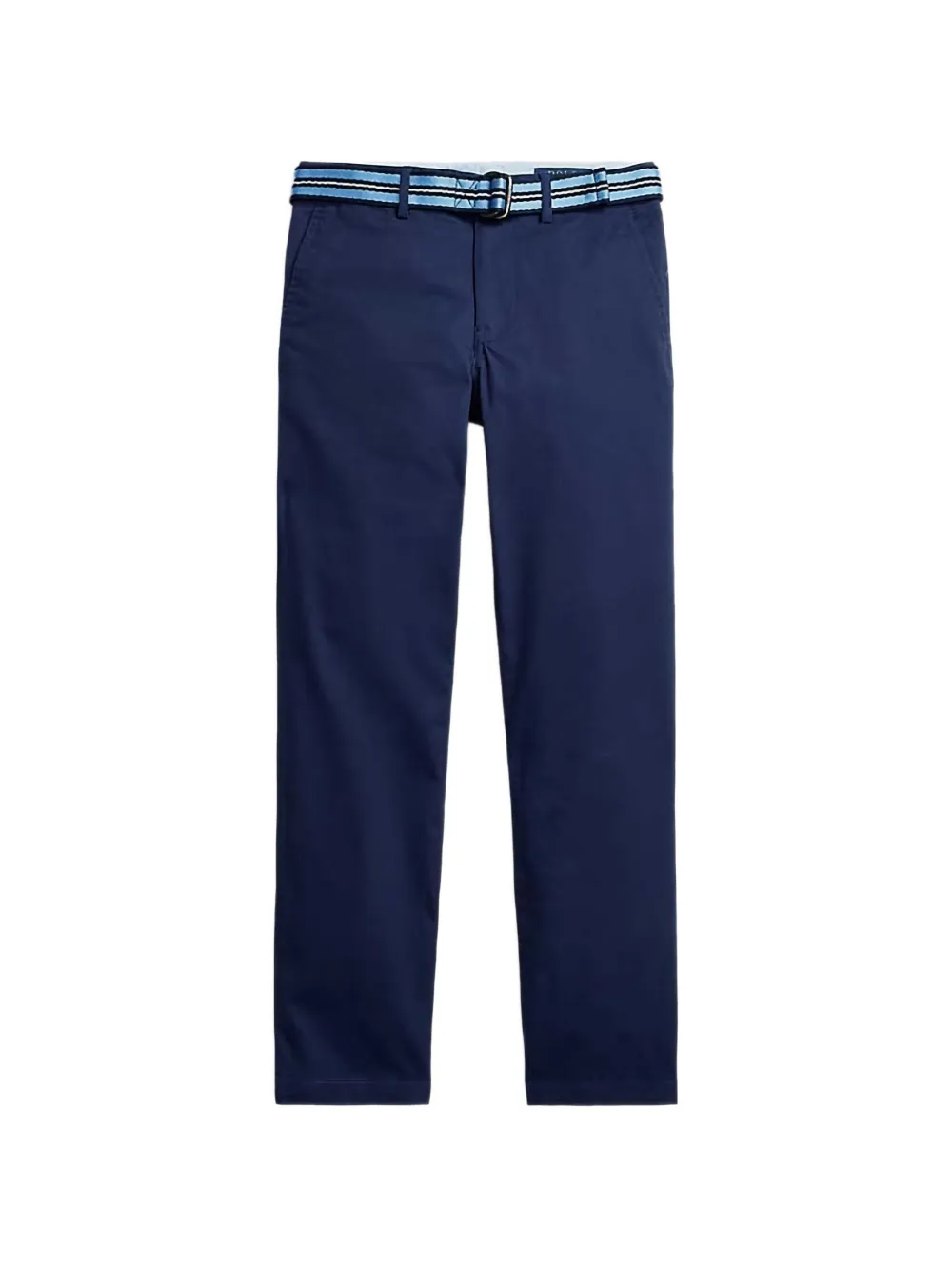 POLO RALPH LAUREN KIDS pantalon à taille ceinturée - Bleu POLO RALPH LAUREN KIDS pantalon à taille ceinturée - Bleu