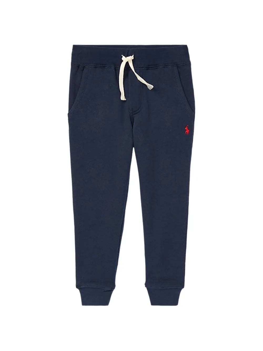 POLO RALPH LAUREN KIDS Pantaloni sportivi con coulisse e logo - Blu