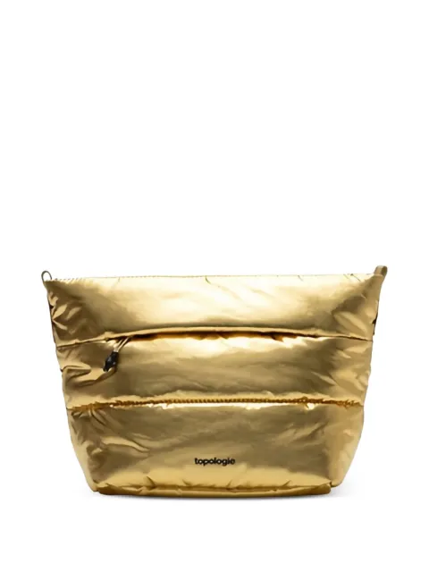 Topologie top-zip quilted shoulder bag 