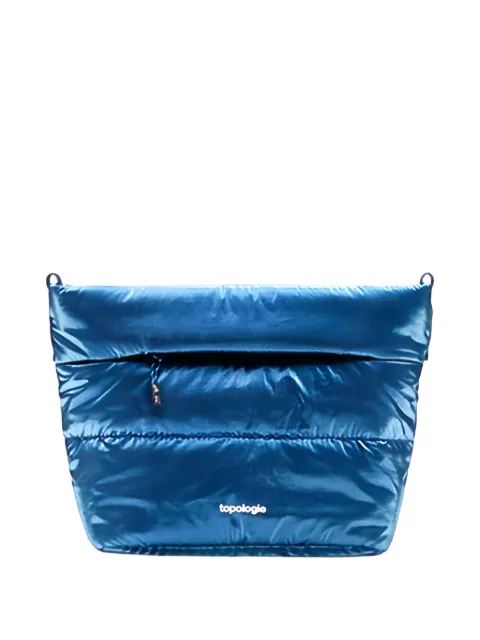 Topologie top-zip quilted shoulder bag 