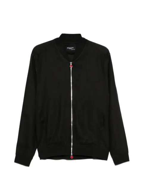 Kiton linen bomber jacket