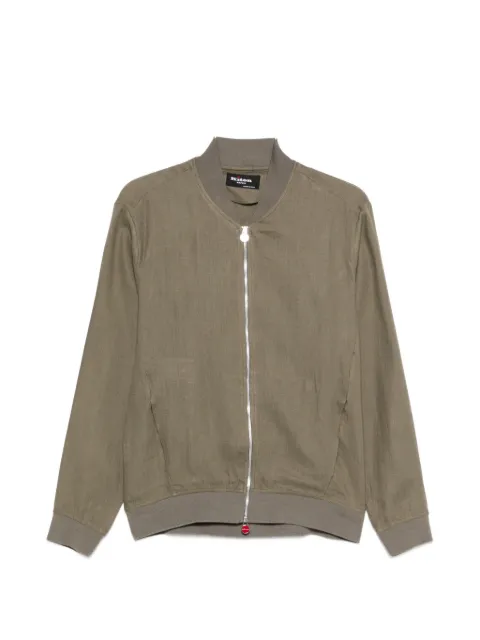 Kiton linen bomber jacket