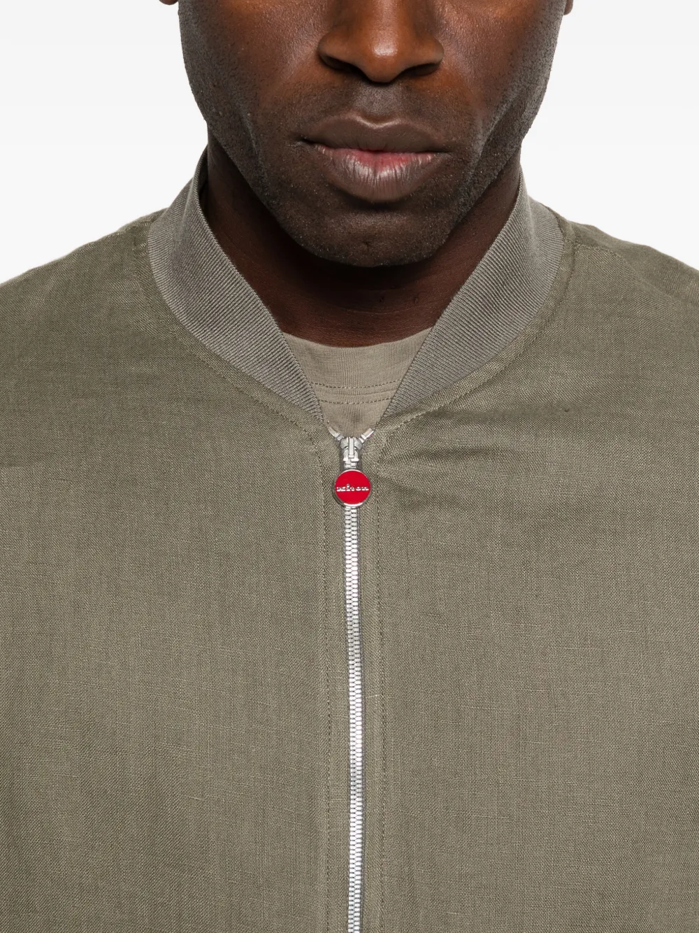 Linen Bomber Jacket