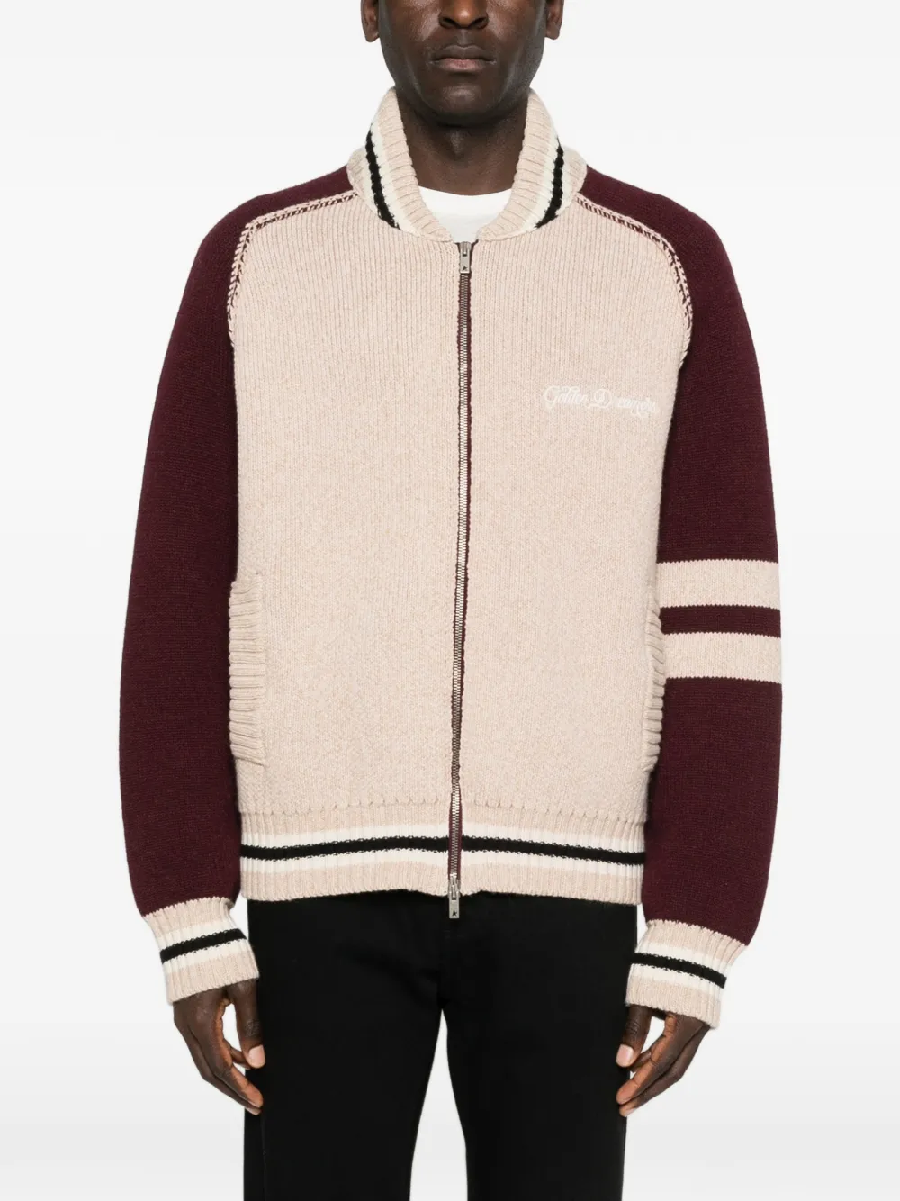 Golden Goose Intarsia vest Beige