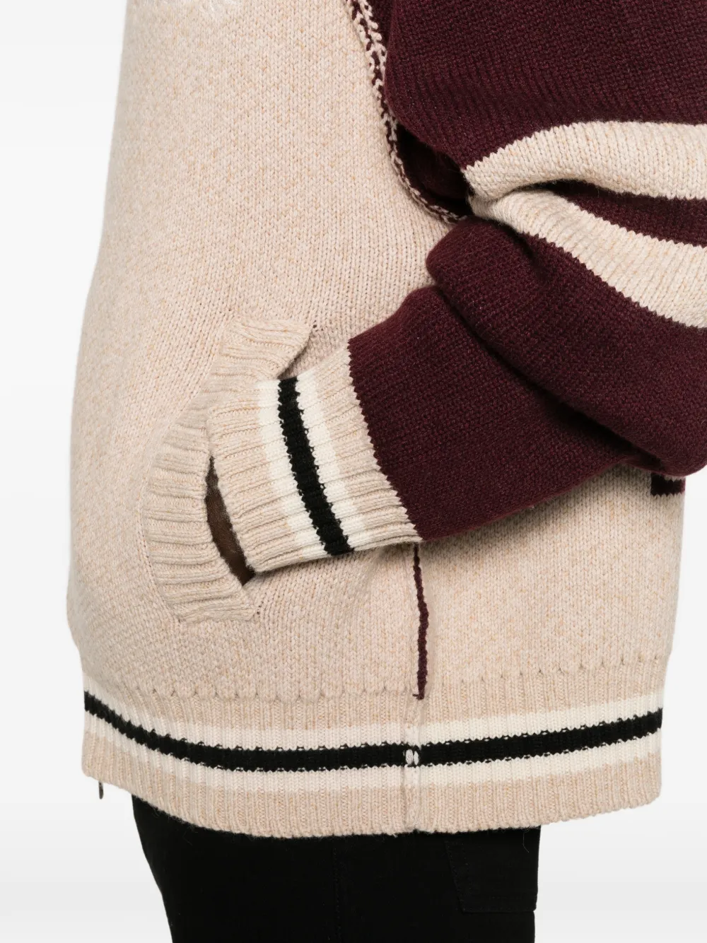 Golden Goose Intarsia vest Beige