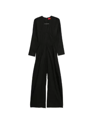 【新品未開封】Vネック SWEAT ジャンプスーツ THELATEST Drew Vネック ワイド ジャンプスーツ | ブルー | FARFETCH JP