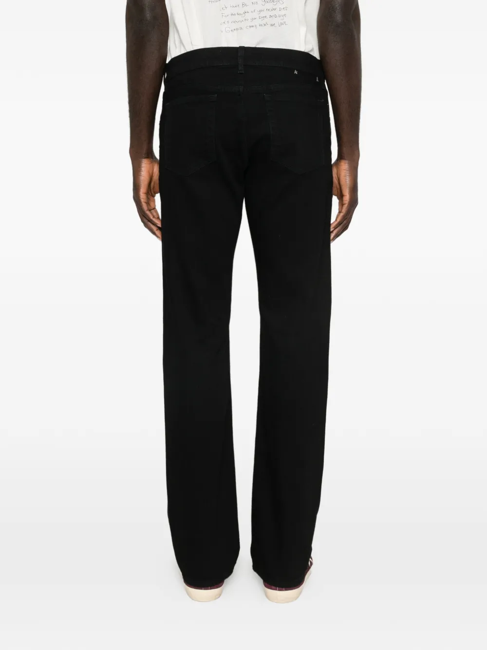 Golden Goose Patrick straight jeans Zwart