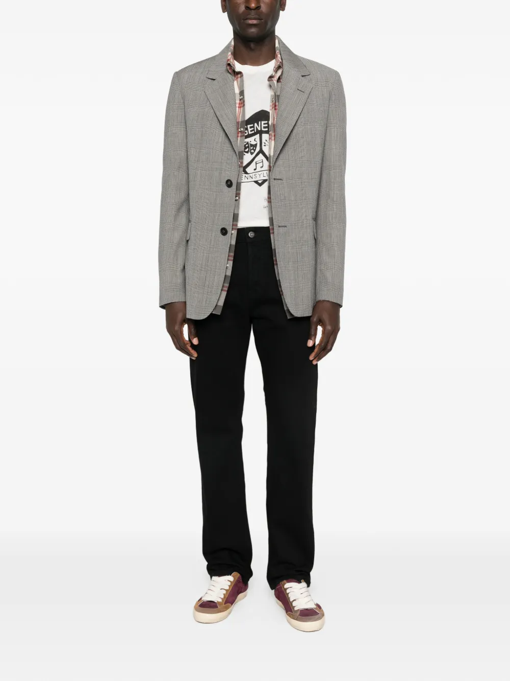  Golden Goose Vaqueros Rectos Patrick - Negro 