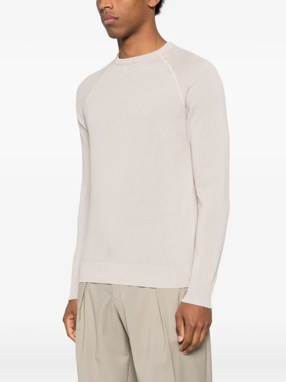  Eleventy Round-neck Sweater - Neutrals 